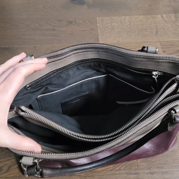 Coach Retro Colorblock Leather Convertible 32502 - Picture 3 of 10